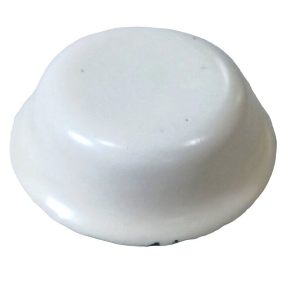 Green & White Country Kitchen Small Round Dish, Heart,‎ Unbranded, Spongeware?? - Picture 4 of 4